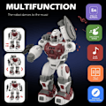 Miniatyrbilde 4 av 6: Intelligent Programmerbar Kontroll RC Robot Sensing Gesture Fjernkontroll Kontroll Gorilla Walking Dancing robot