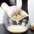 Miniatyrbilde 3 av 11: Melk vin filter pose nøtt melk pose te kaffe olje yoghurt filter nett nett kjøkken mat gjenbrukbar nylon filter