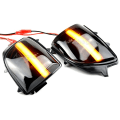 Miniatyrbillede 1 af 5: Par LED Side Vinge Bag Udsigt Dør Spejle Repeater Dynamisk Svinge Signal Lys Indikator Blinker