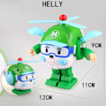 Miniatyrbilde 4 av 5: Leker Poli Robocar Transformasjon Robot Leker Bil Modell Anime Action Figur Leker