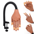 Miniatyrbillede 7 af 8: Negle øve finger led simulering af den rigtige menneskelige hånd struktur kan bøjes frit kunstig hånd model