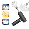 Miniatyrbillede 1 af 4: Trådløs Elektrisk Mad Mixer Portable 3 Speeds Ægge Piskeris Bagning Dej Kage Fløde Mixer Køkken Værktøj