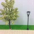 Miniatyrbillede 4 af 4: 10 stk sæt model LED gade lampe belysning enkelt hoved tog layout legetøj