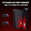 Miniatyrbild 4 av 7: Digital Edition Faceplate Console Cover for PlayStation 5 Custom Replacement Side Shell