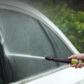 Pikkukuva 4 / 11: Vesi letku suutin korkeapaine ruisku pistooli puutarha letku sprinkleri metalli auto pesu suora suutin pesukone