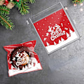 Miniatyrbilde 6 av 10: 100 stykker jule gave pose selv klebende cookies godteri innpakning pose