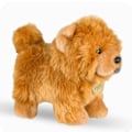Pikkukuva 3 / 4: Aurora 25 cm Chow Chow nukke täytetty söpö  eläin pentu pehmo lelu söpö simulaatio koira pörröinen nuket