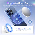Miniatyrbild 4 av 7: Big Size Magnetic Selfie Mirror for iPhone 15 14 13 12 Pro Max Magsafe Case Phone Selfies Viewfinding -Φ2.2"/56mm