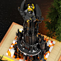 Pikkukuva 4 / 7: Creative Black Tower Magic Book Building Block Book Expert Ideas Bricks Dark Tower with lights