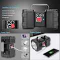 Miniatyrbild 6 av 7: High Power LED Ficklight Handheld Flood Light Sökljus för Camp Hike Fiske