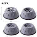 Miniatyrbillede 7 af 7: 4 dele Anti Vibration Vaske Maskin Puds Anti-slip Møbler Fødder Pad Køleskab Universal Støtte Base måtte Dæmpere Stativ
