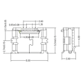 Miniatyrbillede 4 af 4: 20 stk. Mikro USB Type B hun stik sølv tone stik reparation dele