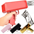 Miniatyrbillede 2 af 11: Skyd penge pistol legetøj fest seddel skyd pistol papir penge skydespil kastemaskine sjovt spil