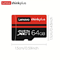 Miniatyrbilde 6 av 6: Micro SD Card Class 10 TF Flash Card 64GB Rød & Black Memory Card