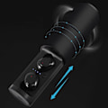 Miniatyrbillede 4 af 7: Bluetooth Headset 5.0 Mat Business Stereo Roterende Opladning Bin Trådløst Bluetooth Headset