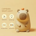 Miniatyrbillede 5 af 7: 3D Lampe Sød Anime Silicone Nat Lys Touch Control USB Genopladelig Timing Dæmpning Søvn Nat Lampe