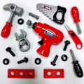 Miniatyrbild 10 av 10: Låtsas Leka Småbarn Verktyg Kit Reparera Verktyg Konstruktion leksak