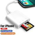 Pikkukuva 7 / 7: ios SD Card Reader iPhone 12 11 13 14 15 Pro Max muisti kamera SD kortti sovitin iPhone iPad MacBookille
