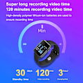 Miniatyrbillede 6 af 8: 256GB Smart Watch 1080P Mini Kamera Audio Video Optager