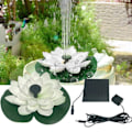 Miniatyrbild 6 av 7: Mini Lotus Solar vatten fontän damm dekoration vattenfall fontän