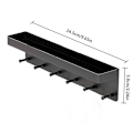 Miniatyrbillede 6 af 6: Hvid Nøgle Holder til Væg Dekor Post Reol Sorter Organizer Nøgle Bøjle