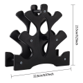 Miniatyrbild 6 av 7: Hantel Rack Ställ 3 Lever Hantlar Vikter Handtag Ställ