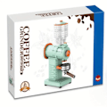 Miniatyrbilde 6 av 7: Kaffe kvern Bygge Klosser Mini Kafé Maskin Montering Klosser MOC Modell Creative Desktop Dekorasjon