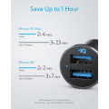Miniatyrbilde 5 av 6: Bil lader hurtig lader Min Metal Dual USB PowerDrive