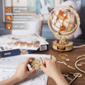 Miniatyrbild 5 av 6: Lysande 3d Pussel Globe med LED Ljus