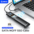 Pikkukuva 2 / 7: ORICO M.2 SATA NGFF SSD kotelo USB 3.1 tyyppi C 5Gbps ulkoinen solid-state kotelo sovitin 2280/2260/2242/2230 SSD 4TB
