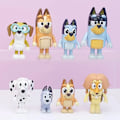 Miniatyrbilde 6 av 7: 12 Bykker Blå Bingo Figurleker Familie Kawaii Movable Joint Action Figur Leker