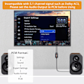 Miniatyrbilde 2 av 7: 192kHz DAC Konverter SPDIF til RCA Digital til Analog Audio Konverter