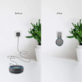 Miniatyrbild 4 av 9: Vägg fäste För Amazon Echo Dot 3rd Gen Bord Stativ För Alexa Echo Dot 3 Smart Speaker Med Screwless Cable Management