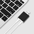 Pikkukuva 2 / 6: USB ääni kortti USB 3,5 mm ääni nappi sovitin ulkoinen ääni kortti 7.1 ääni kortti mikrofonille kuulokkeille