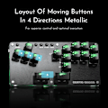 Miniatyrbilde 2 av 8: Fightstick Hitbox Leverless Controller Mini Stickless Arcade Stick For PC /Ps3/ Ps4 /Switch