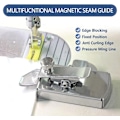 Miniatyrbild 6 av 6: Magnetisk söm guide för sömnad maskin multifunktionell rak linje fållar sömnad linjal universell sömnad maskin