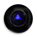 Miniatyrbillede 4 af 6: Sort 8 magiske rekvisitter 10CM Magic Ball Prophecy Magic Ball Sort 8 Magic Props
