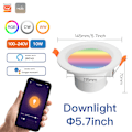 Miniatyrbilde 7 av 7: WiFi Smart LED Downlight Zigbee Dimming Round Spot Light