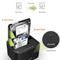 Miniatyrbillede 3 af 10: Dual-bay Hard Drive Docking Station USB C 3.0 To SATA Hard Drive Caddy Dock