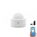 Miniatyrbillede 1 af 6: Tuya Zigbee Mini Smart PIR Bevægelsesdetektor Menneske Krop Infrarød Sensor Anti tyveri