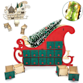 Miniatyrbillede 2 af 8: Jul advent kalender pynt træ lysende pynt gadget