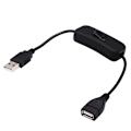 Pikkukuva 2 / 3: 28 cm USB kaapeli kytkimellä ON/OFF kaapeli jatkoa kytkin USB lampulle USB tuuletin virta syöttö linja kestävä