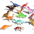 Miniatyrbild 6 av 6: 39 bitar Mini Dinosaurie Modell Barn's Utbildnings leksaker Små Simulering Djur Figurer barn leksaker