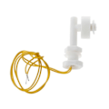 Miniatyrbild 2 av 6: Vatten Nivå Sensor Vit PP Höger Vinkel Flytare Switch Sense