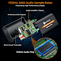 Miniatyrbilde 5 av 7: 192kHz DAC Konverter SPDIF til RCA Digital til Analog Audio Konverter