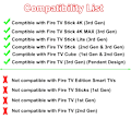 Miniatyrbillede 2 af 7: Voice Remote Control Erstatning for Fire TV Stick