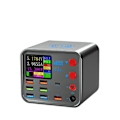 Miniatyrbillede 1 af 4: Smart Digital Skærm Oplader USB Multi Port Oplader Hurtig Opladning