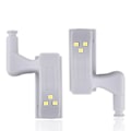 Miniatyrbilde 1 av 6: 4 Stykk Universal LED Inner Hengsel Lampe skap Induksjon Lys Garderobe Skap Sensor Lys
