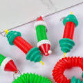 Pikkukuva 3 / 7: 4 kpl joulu kuusi hattu  mini pop putket sensoriset lelut lapsille