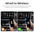 Miniatyrbild 5 av 11: Mini Android Auto Carplay Trådlös Adapter AI Box Bil OEM Trådbunden Android Auto To Trådlös USB Dongle